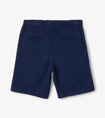 Boys Navy Twill Shorts