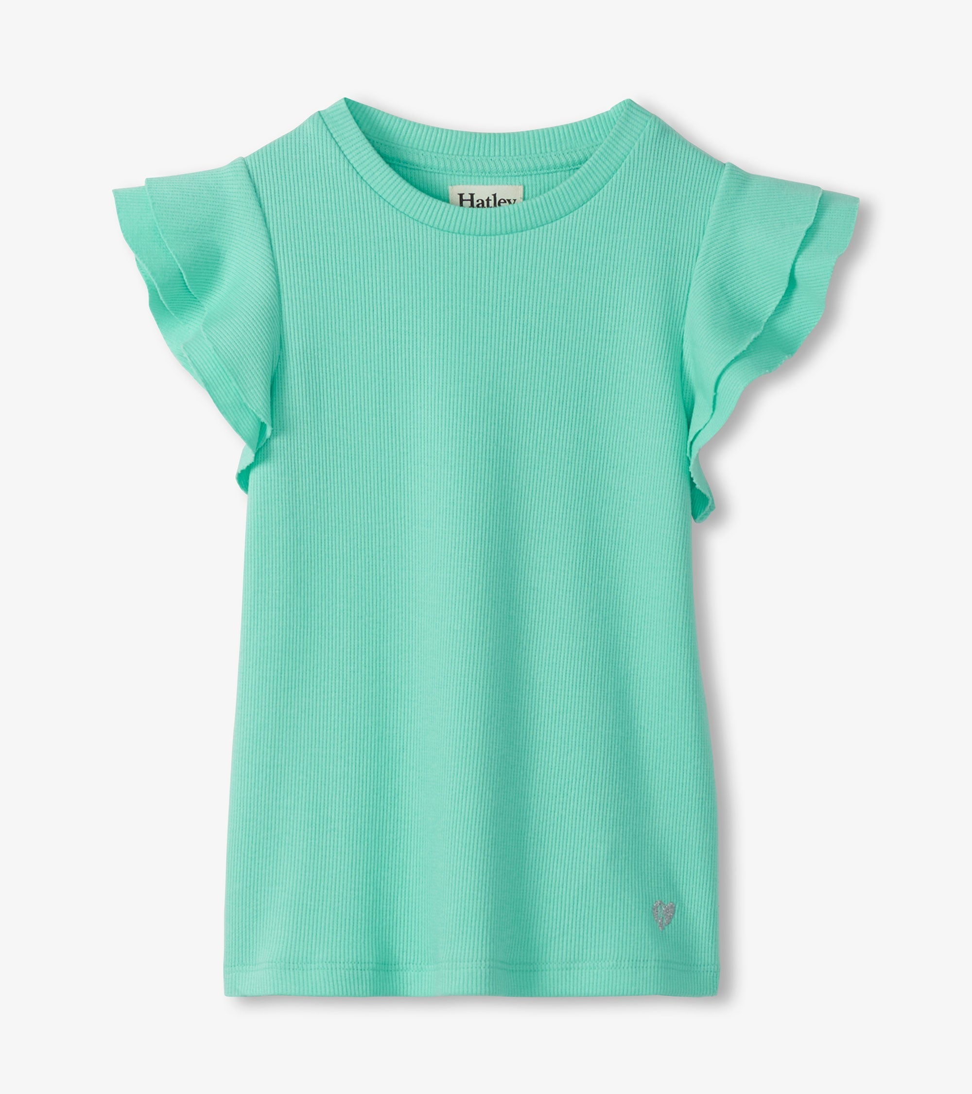 Girls Opal Ruffle Sleeve Tank