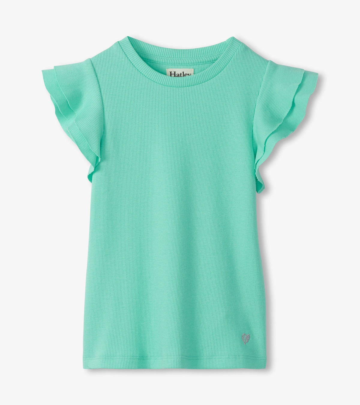 Girls Opal Ruffle Sleeve Tank