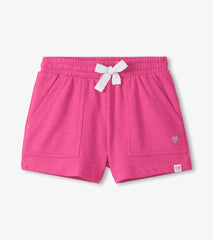 Girls Raspberry Rose Easy Basic Shorts