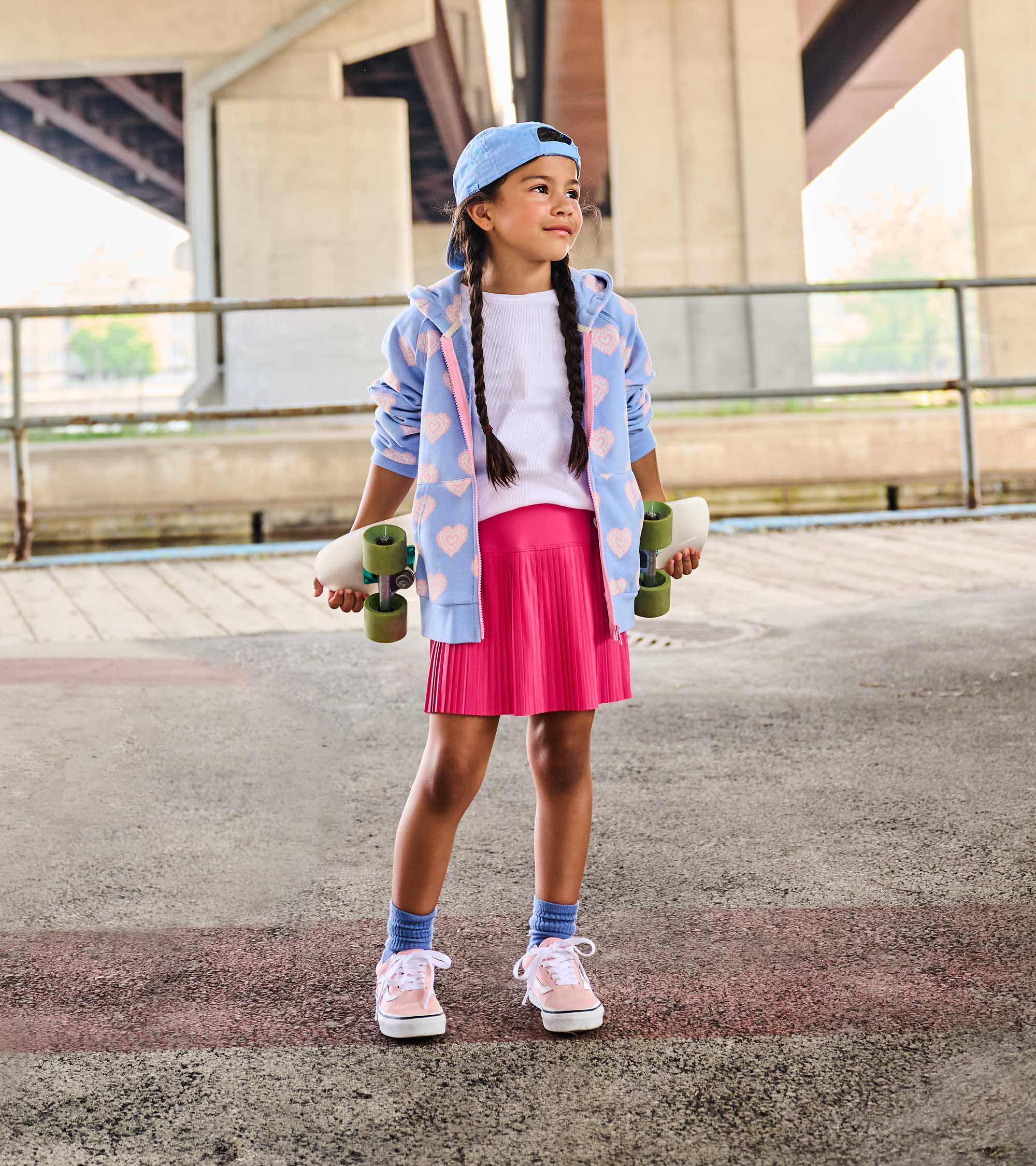 Girls White Ruffle Sleeve Tank