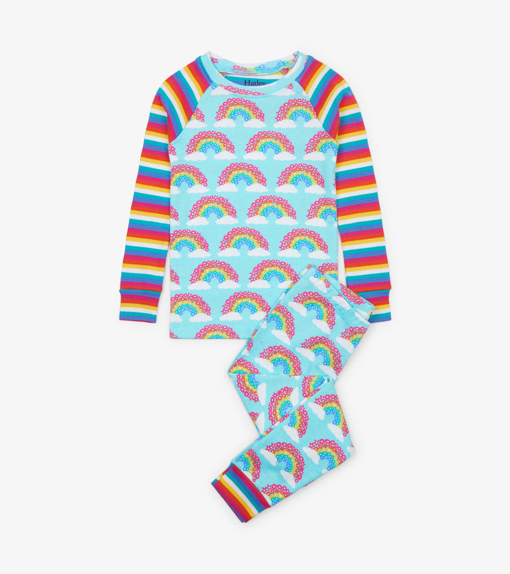 Magical Rainbows Organic Cotton Raglan Pajama Set