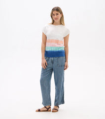 Slouchy Pocket Tee - Vintage Beach