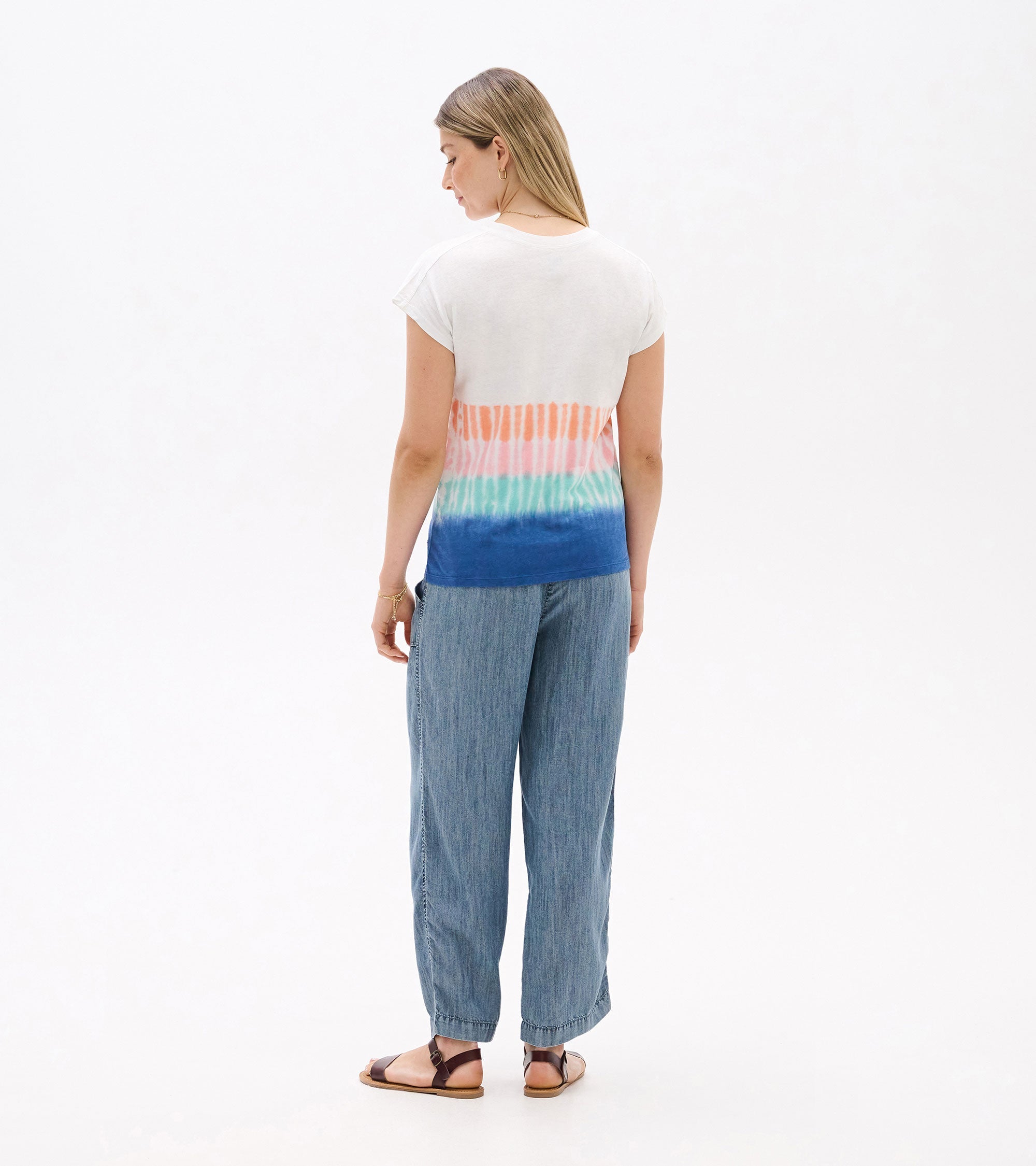 Slouchy Pocket Tee - Vintage Beach