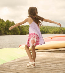 Girls Summer Sea Trapeze Dress