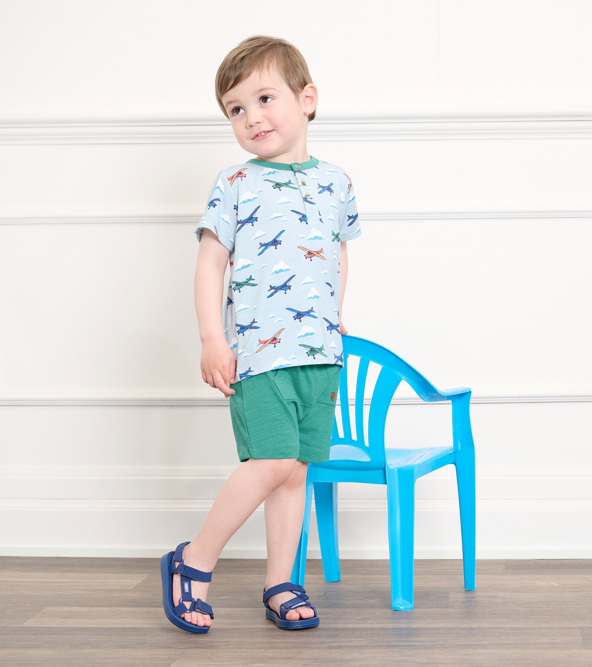 Baby & Toddler Boys Airplanes Henley