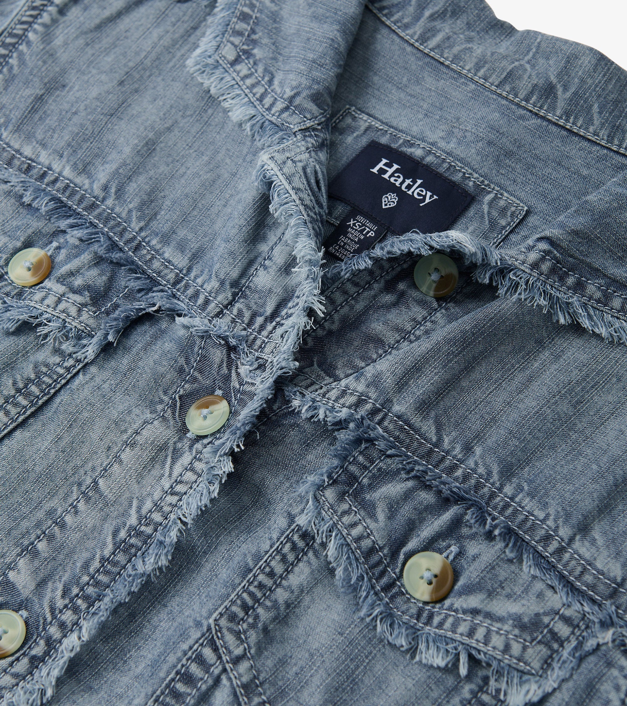 Tencel Jacket - Blue Acid Wash