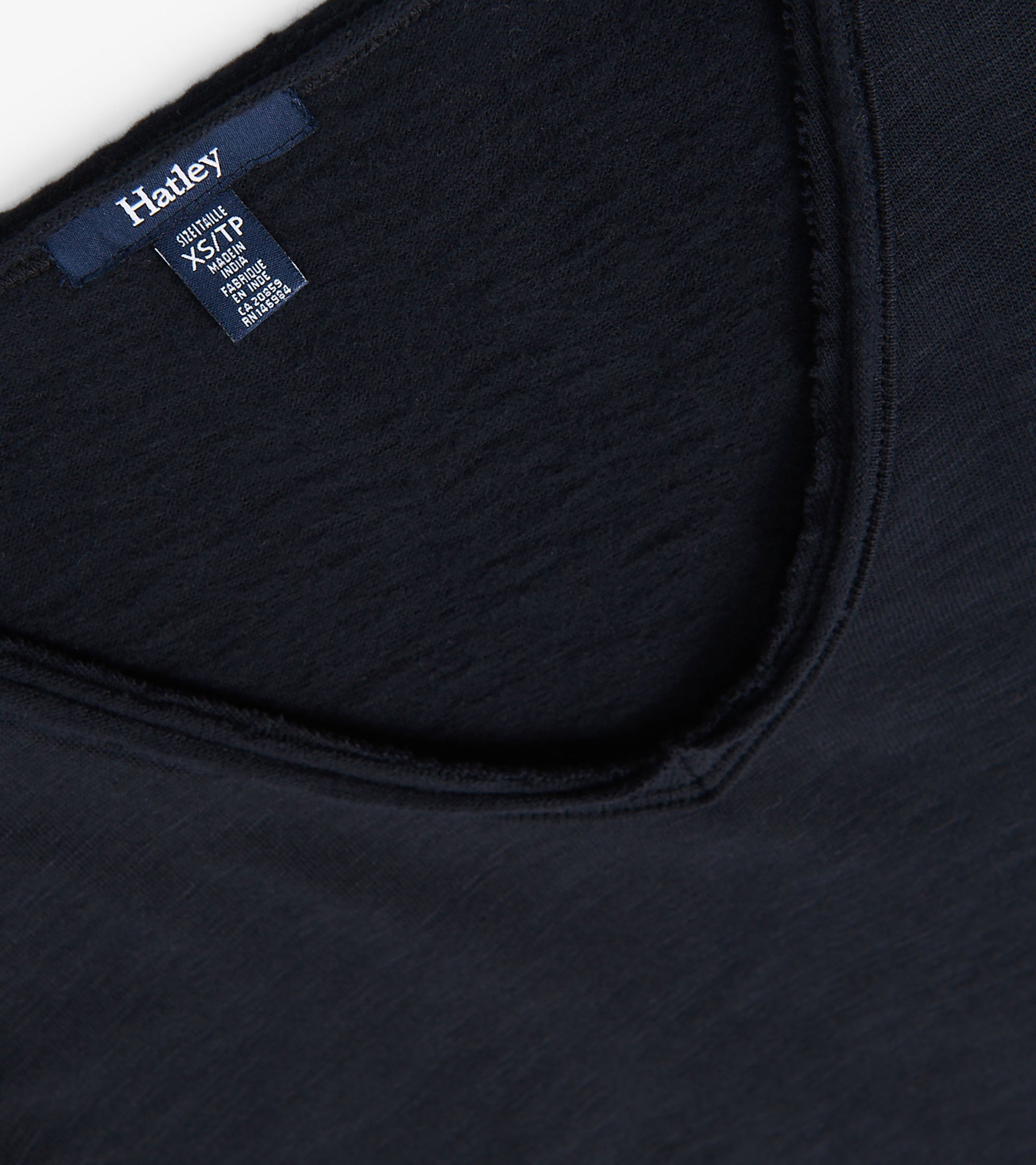 Sadie V-Neck Tee - Black