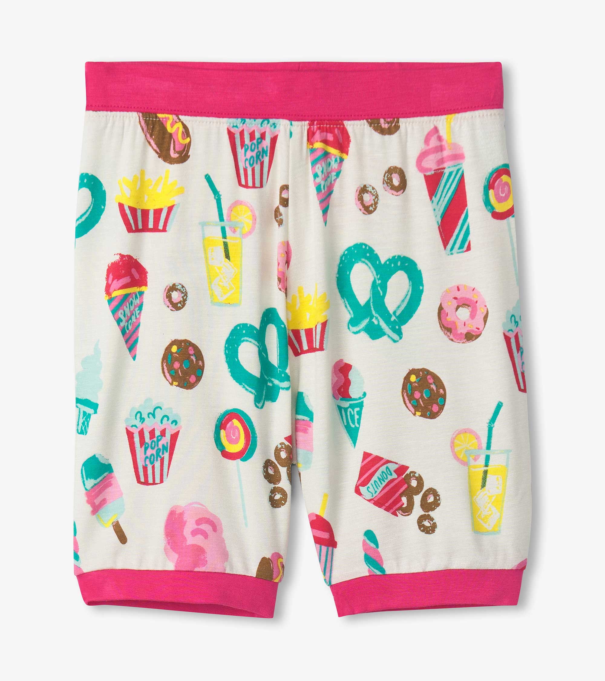 Girls Carnival Treats Bamboo Short Pajama Set