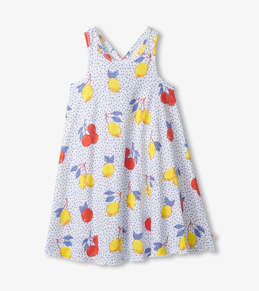 Girls Fresh Citrus Trapeze Dress