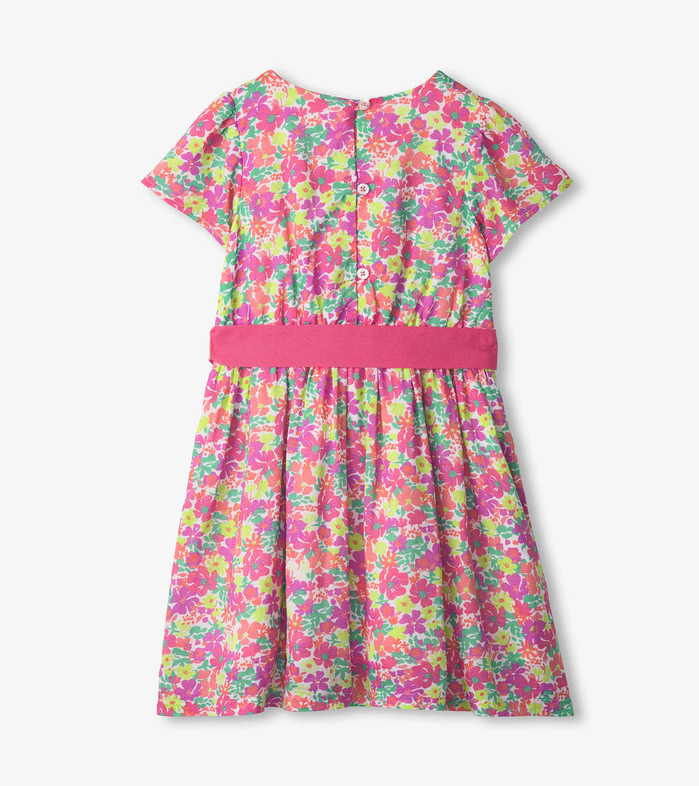 Girls Fresh Flowers Garden Dress