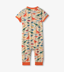 Baby & Toddler Boys Happy Dino Jersey Romper