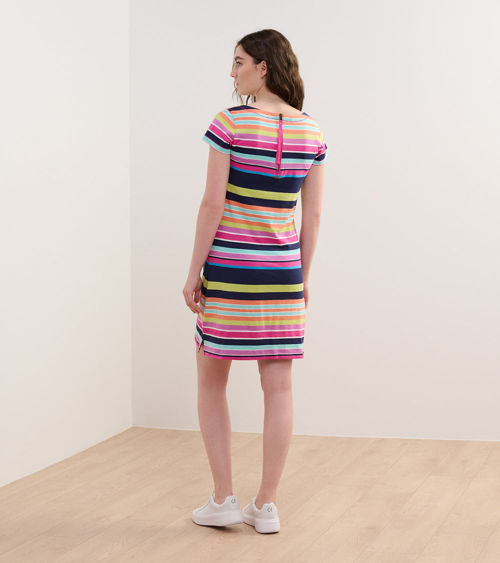 Nellie Dress - Hot Stripes