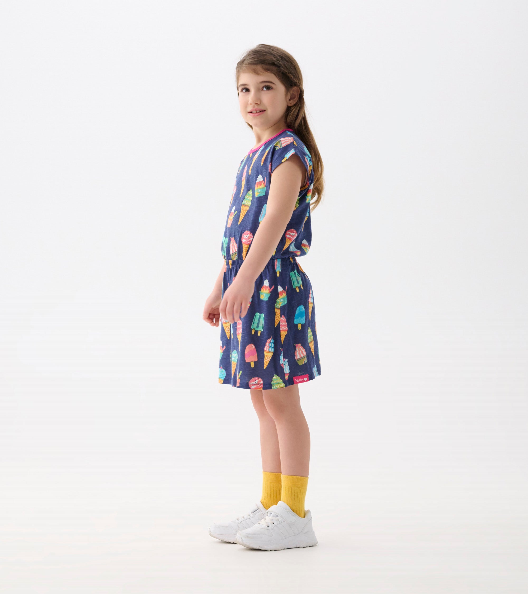 Girls Ice Cream Treats Relaxed Dress
