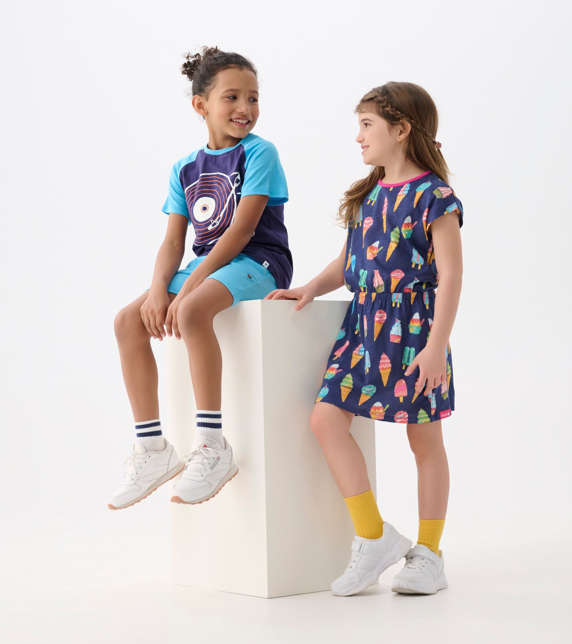 Girls Ice Cream Treats Relaxed Dress