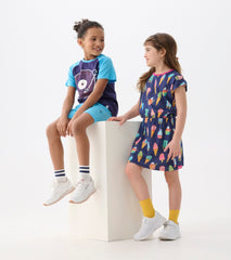 Girls Ice Cream Treats Relaxed Dress