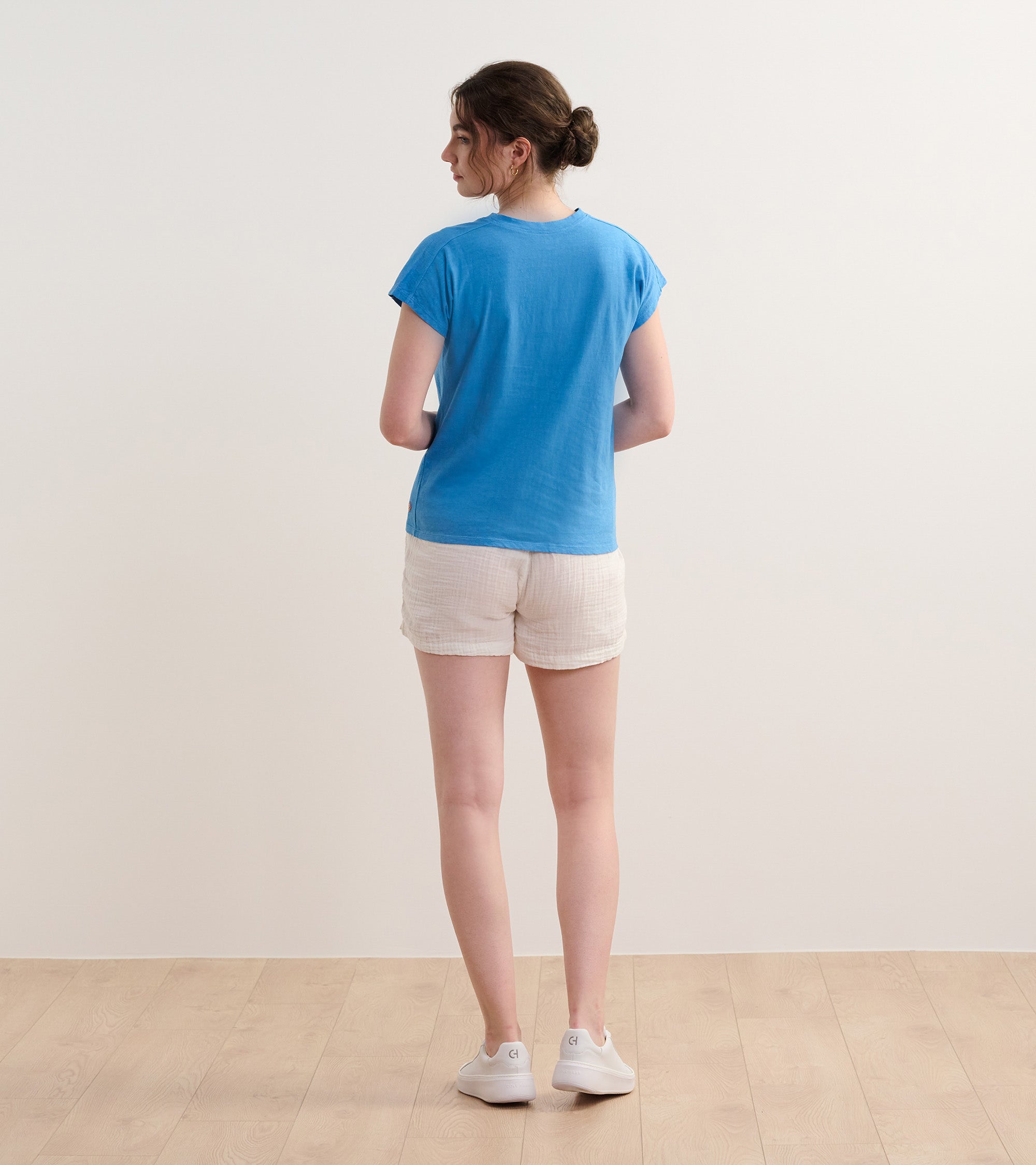 Slouchy Pocket Tee - Marina