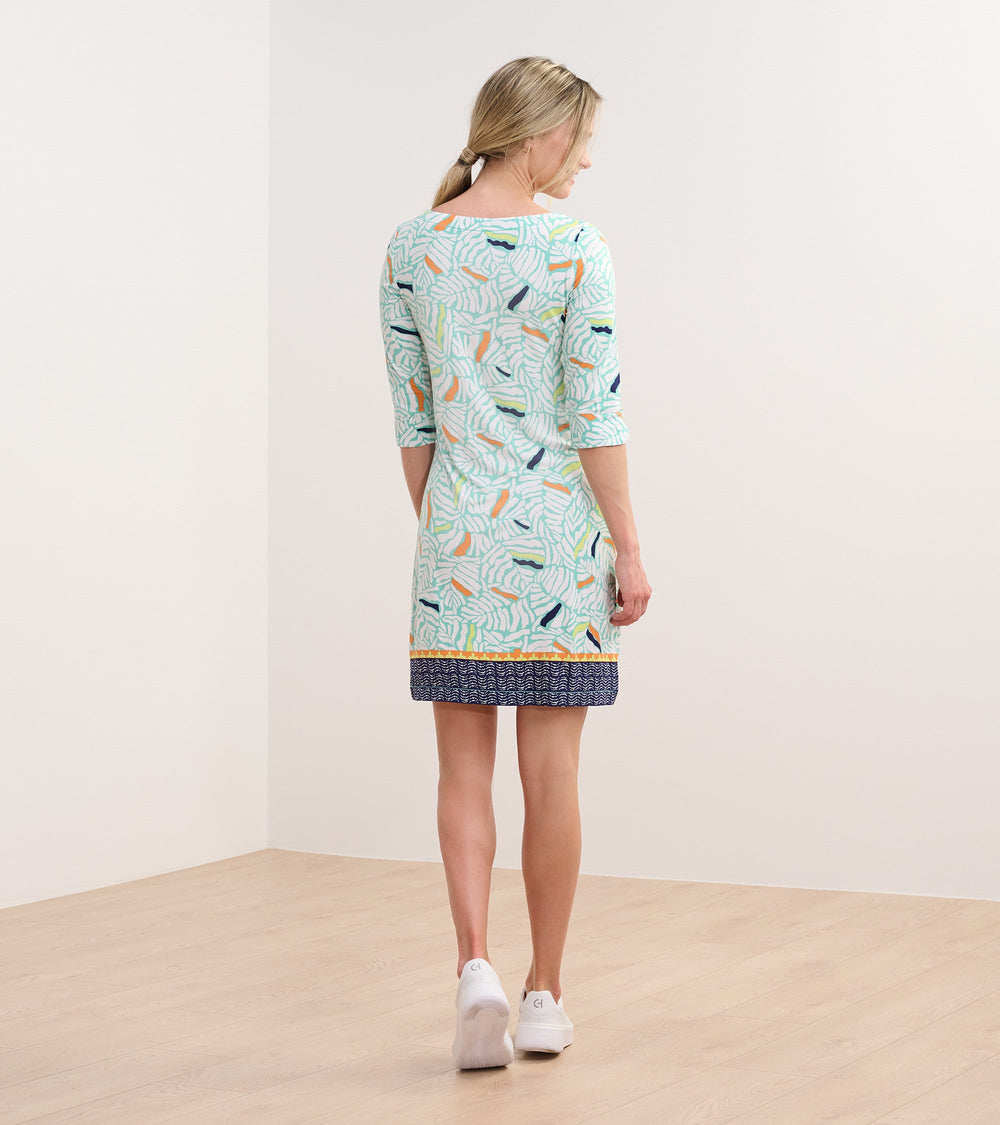 Lucy Dress - Organic Leaves