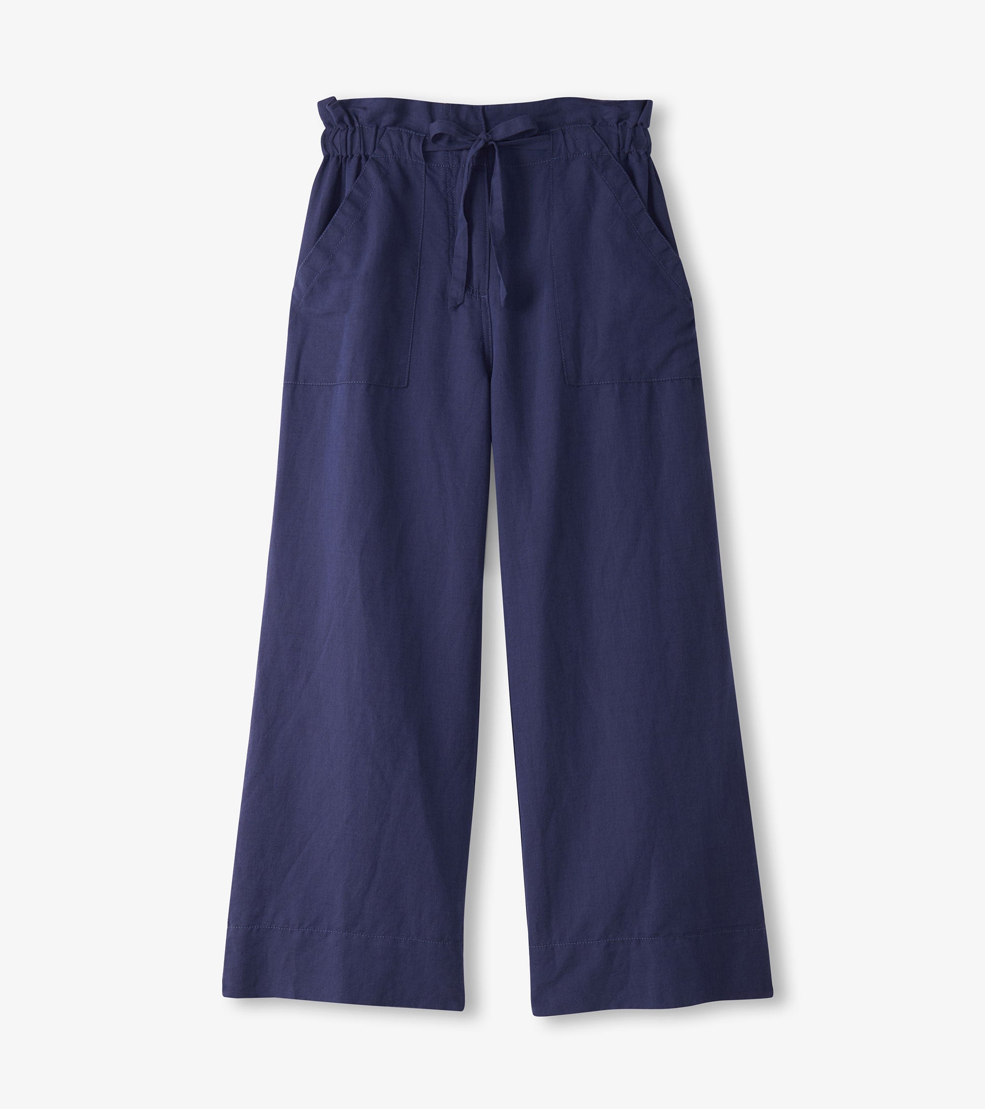 Tie Front Pants - Patriot Blue