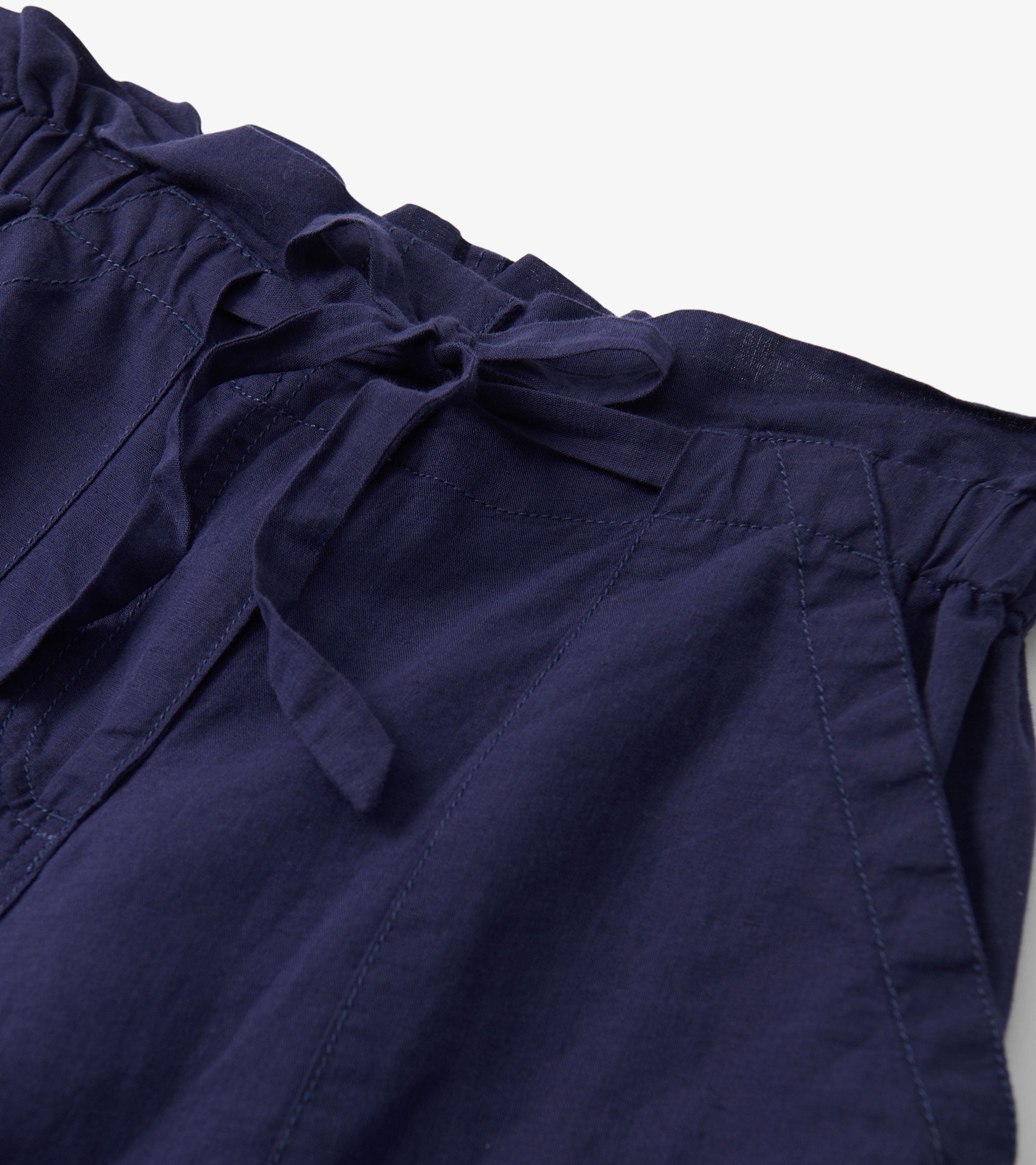 Tie Front Pants - Patriot Blue