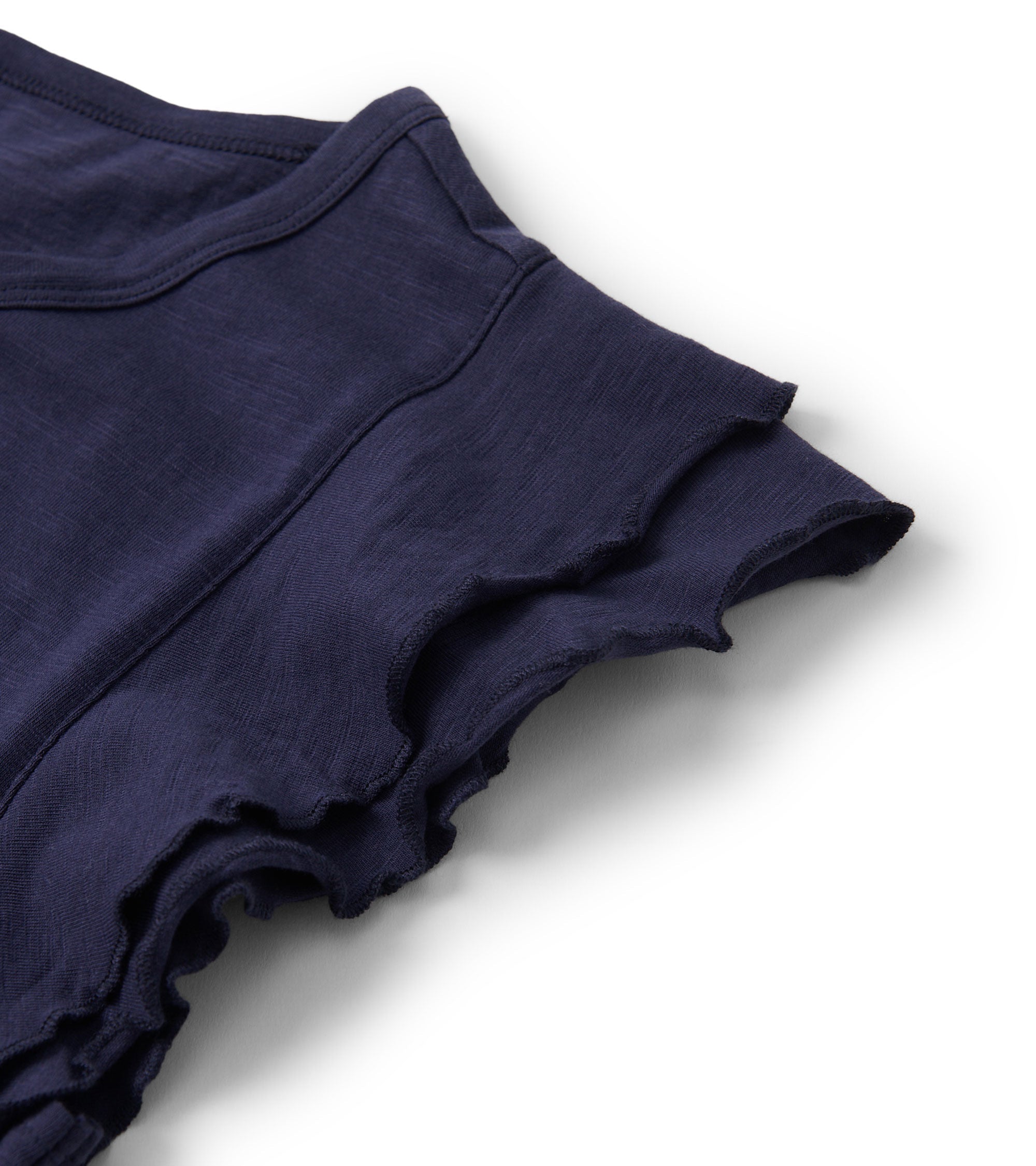 Layered Sleeve Tank - Patriot Blue