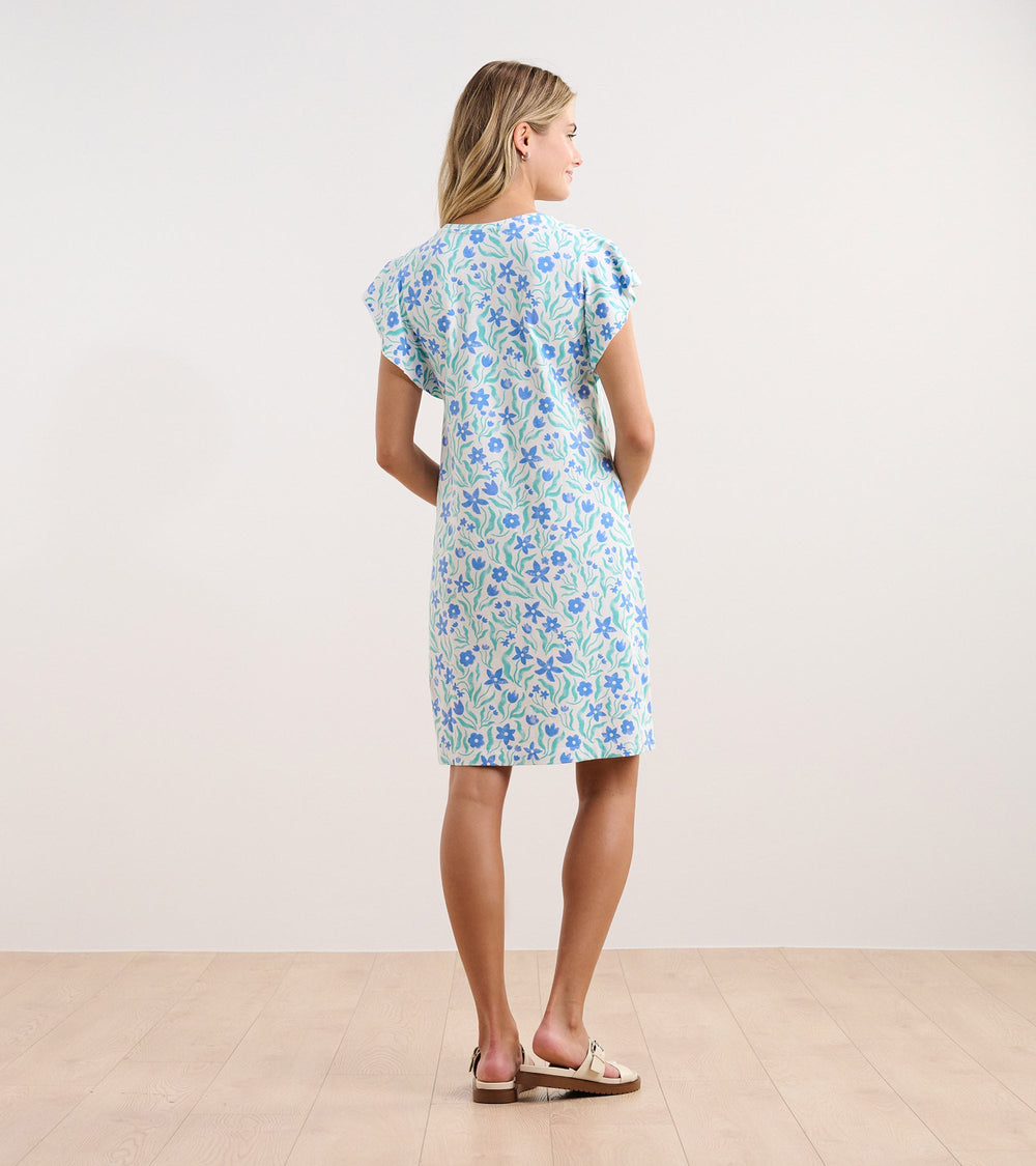 Carlie Dress - Painted Flowers