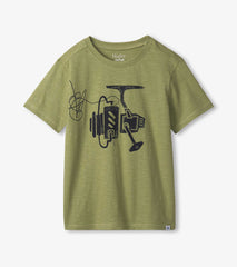 Boys Fishing Reel Graphic Tee