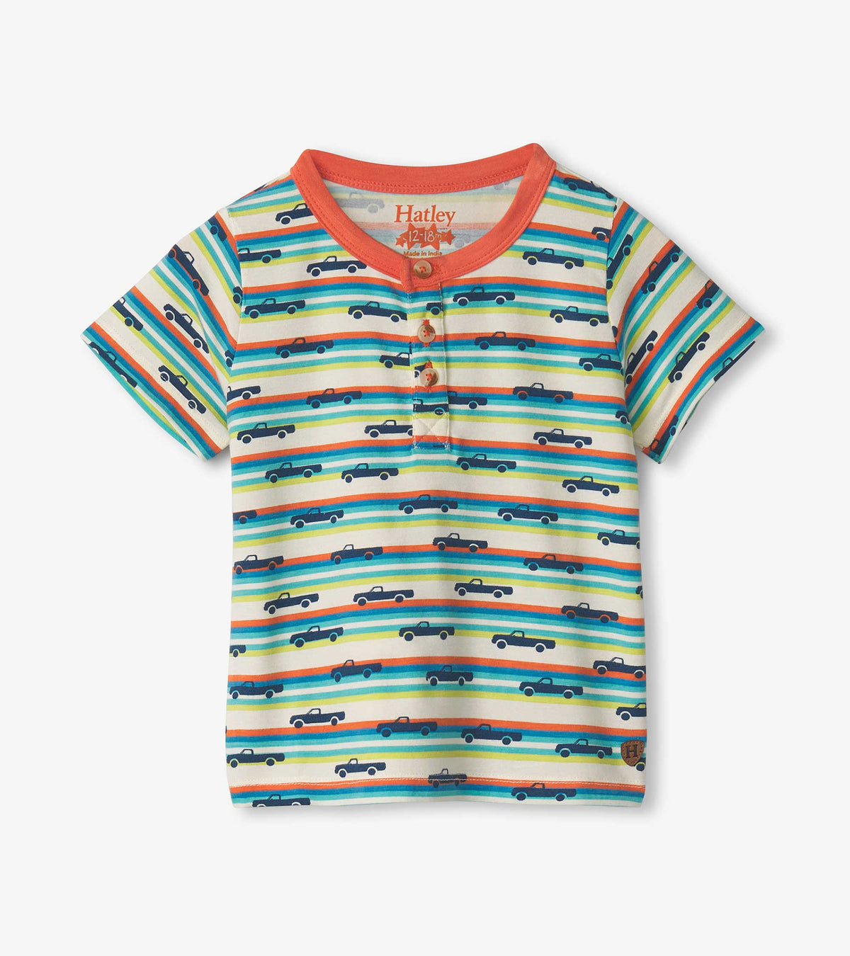 Baby & Toddler Boys Pick Up Truck Bamboo Henley