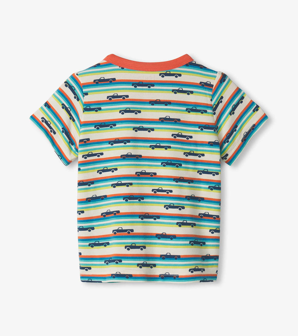 Baby & Toddler Boys Pick Up Truck Bamboo Henley