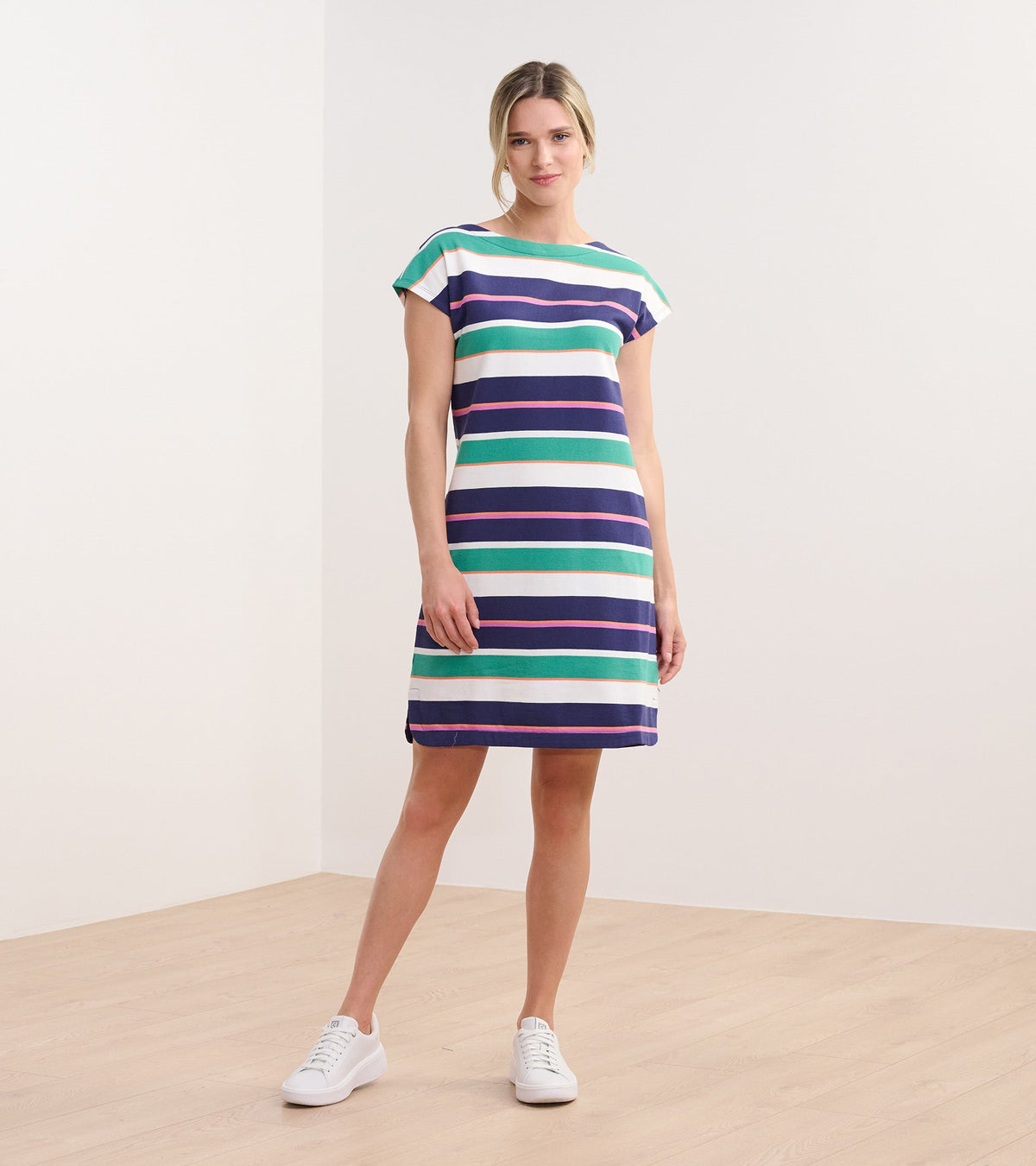 Capri Dress - Spring Sea Stripes