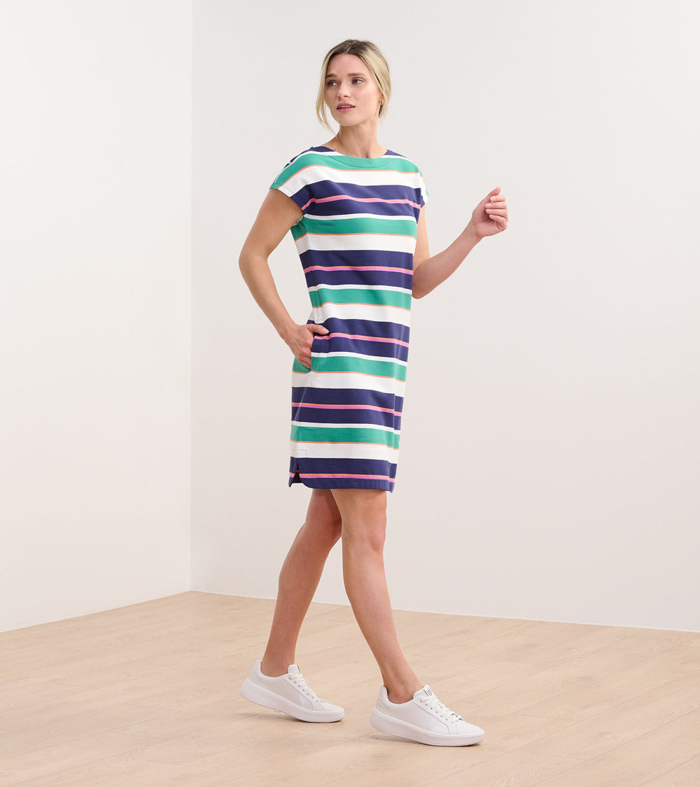 Capri Dress - Spring Sea Stripes