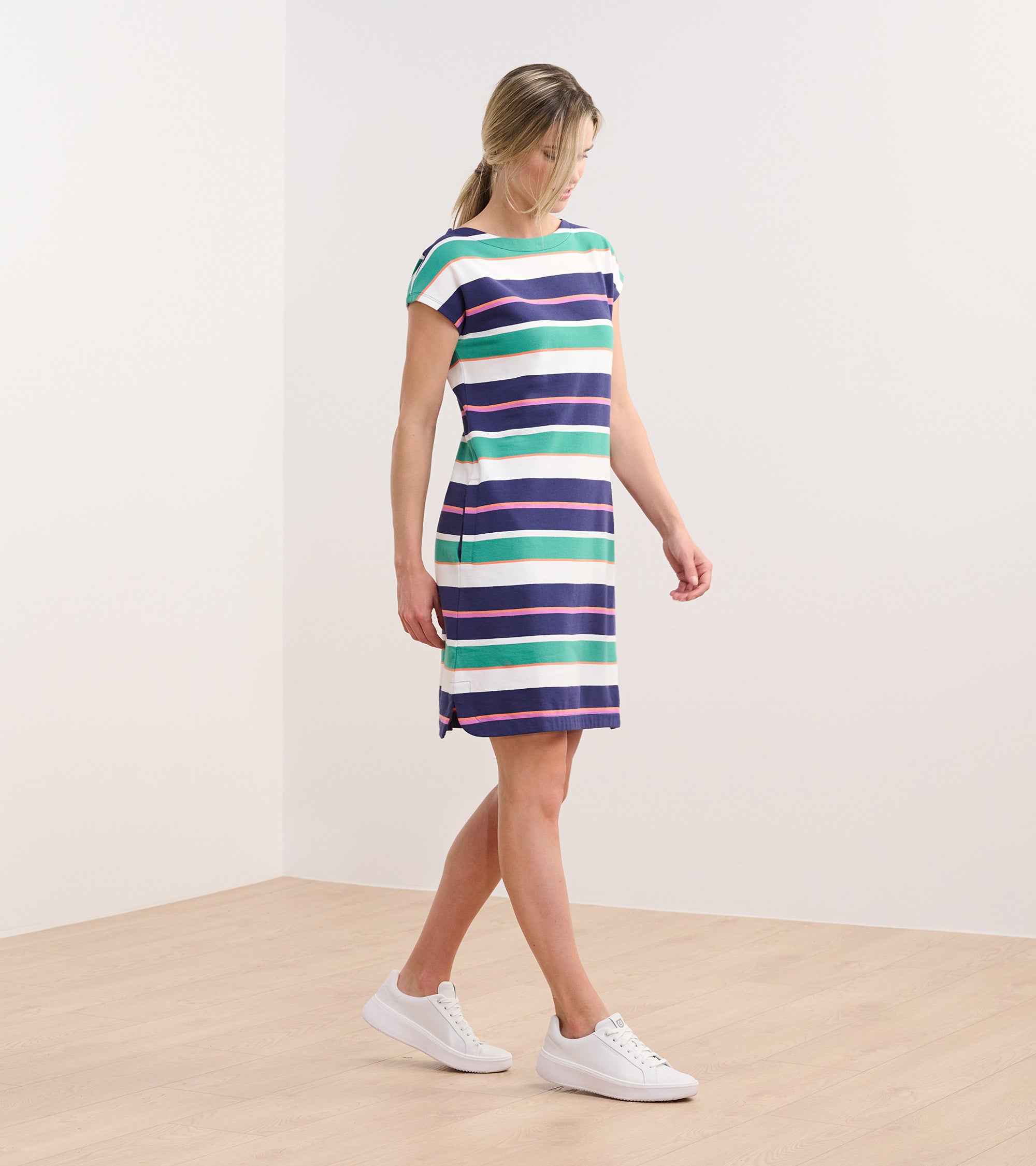 Capri Dress - Spring Sea Stripes