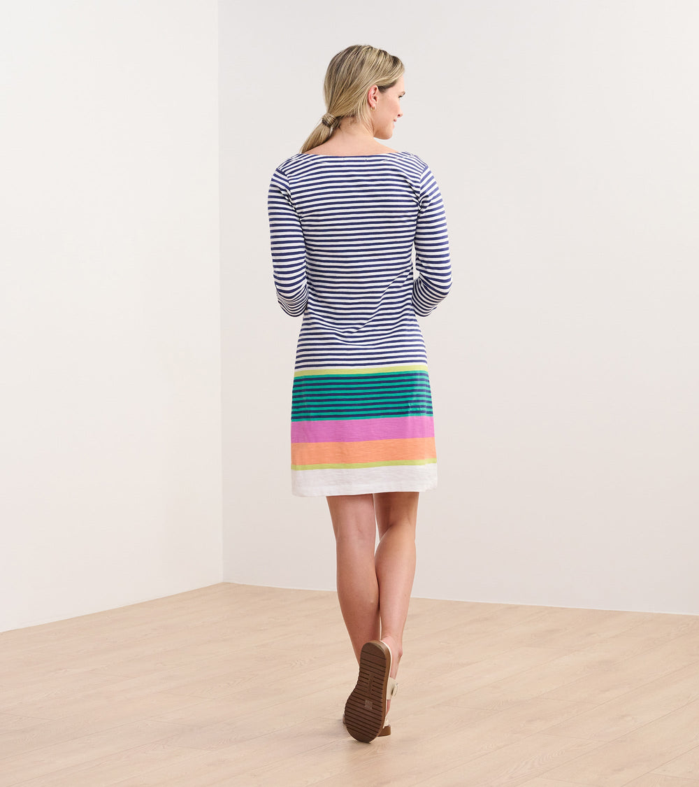 Lucy Dress - Seaside Stripes