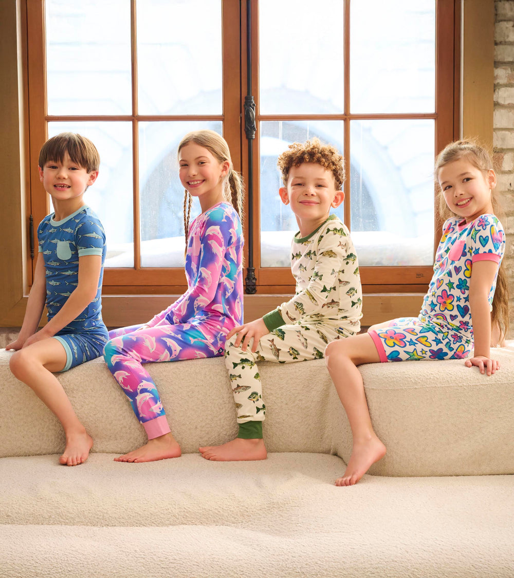 Boys Shark Tank Bamboo Short Pajama Set
