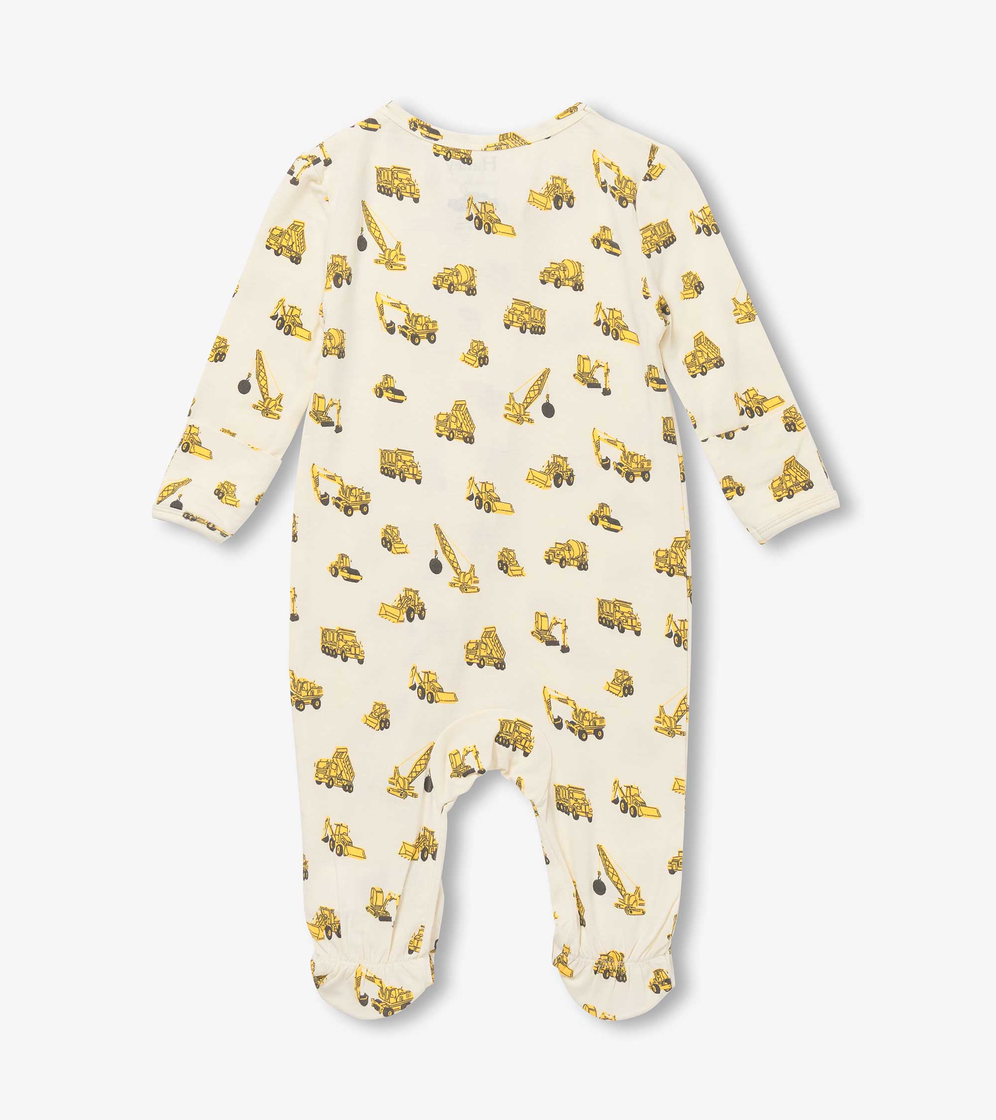 Baby Boys Under Construction Footed Sleeper