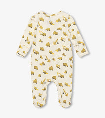 Baby Boys Under Construction Footed Sleeper