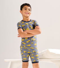 Boys Under Construction Short Pajama Set