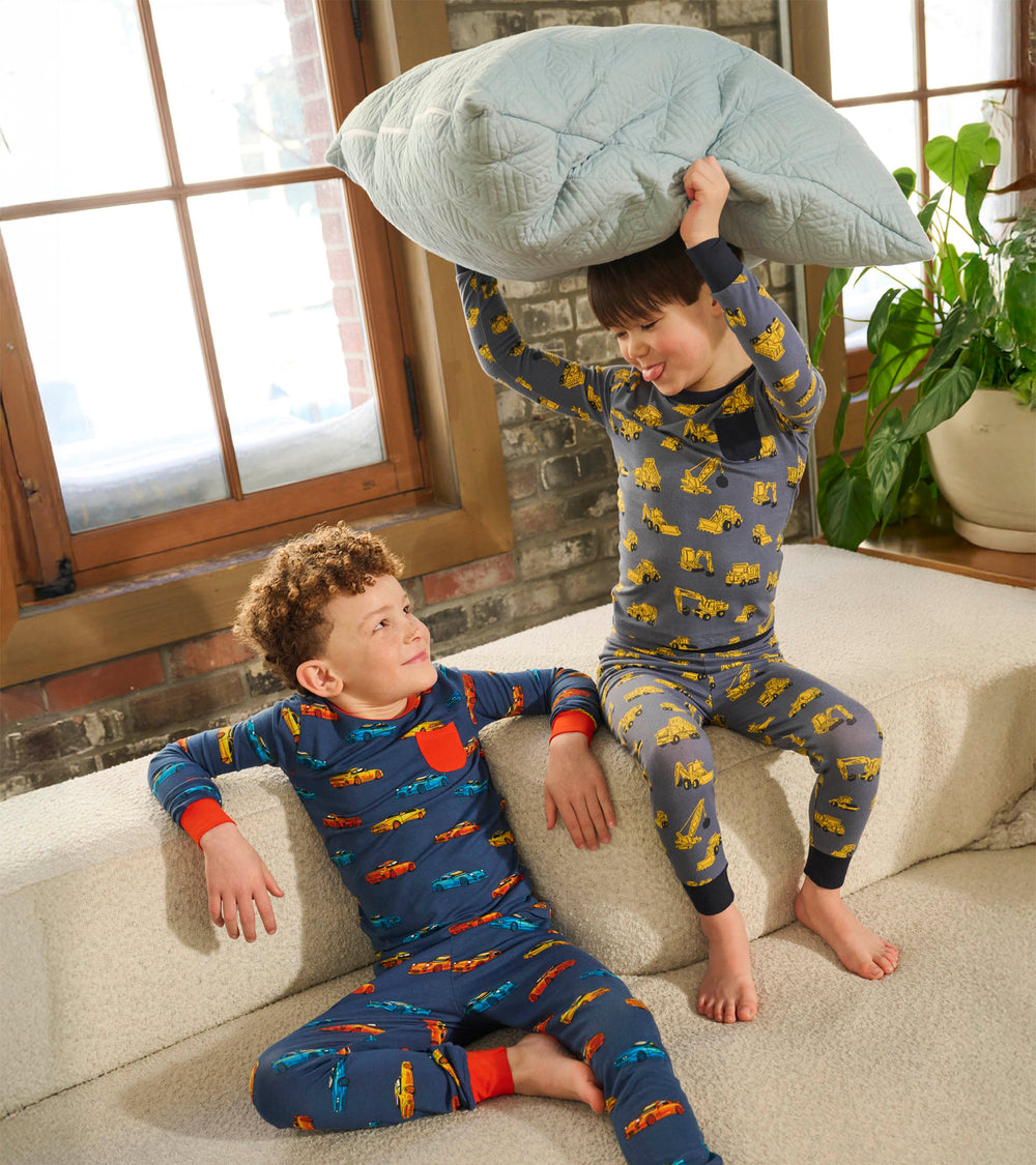 Boys Sport Cars Bamboo Pajama Set