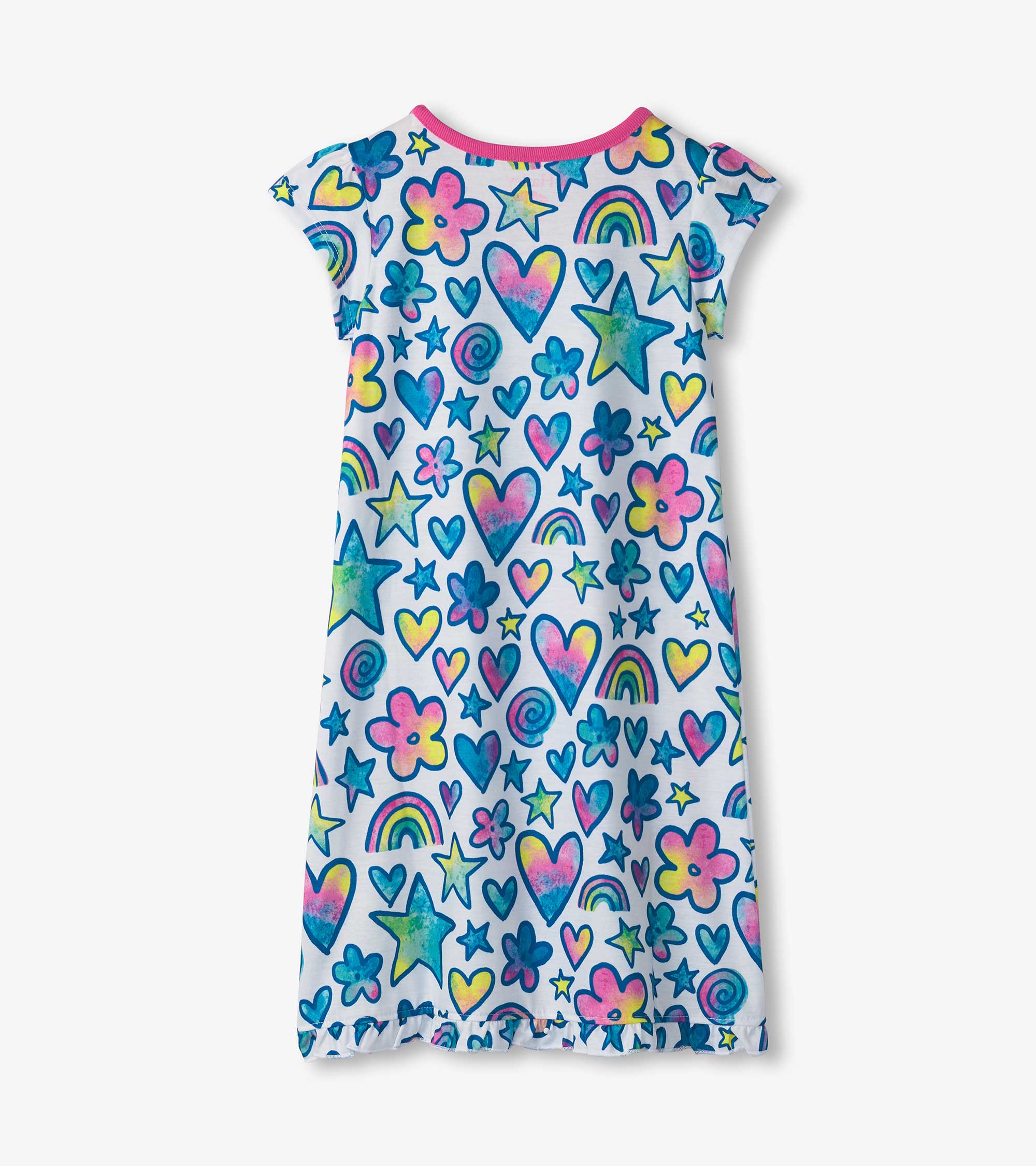 Girls Watercolor Doodles Nightdress