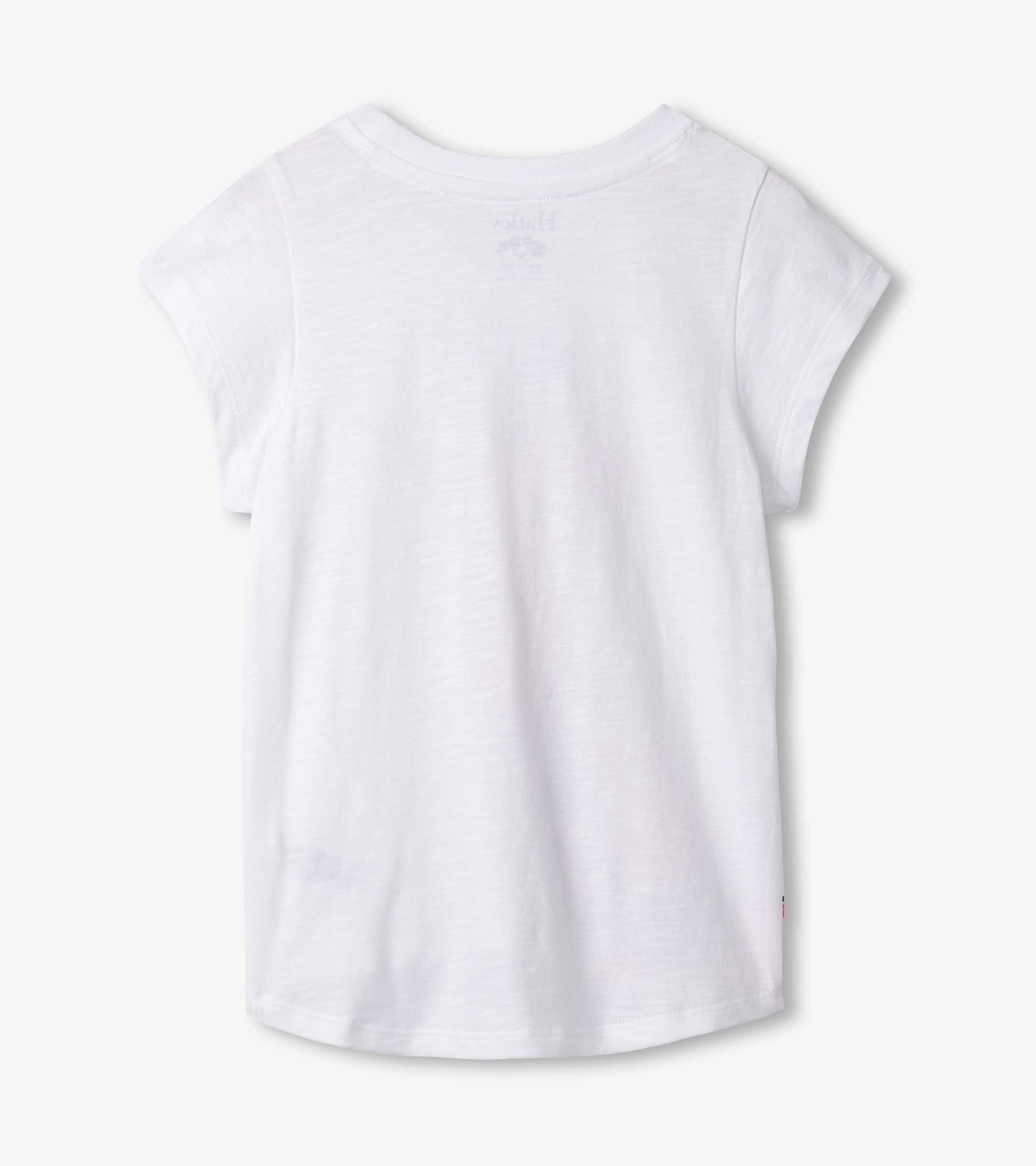 Girls Happy Giraffe Tie Front T-Shirt