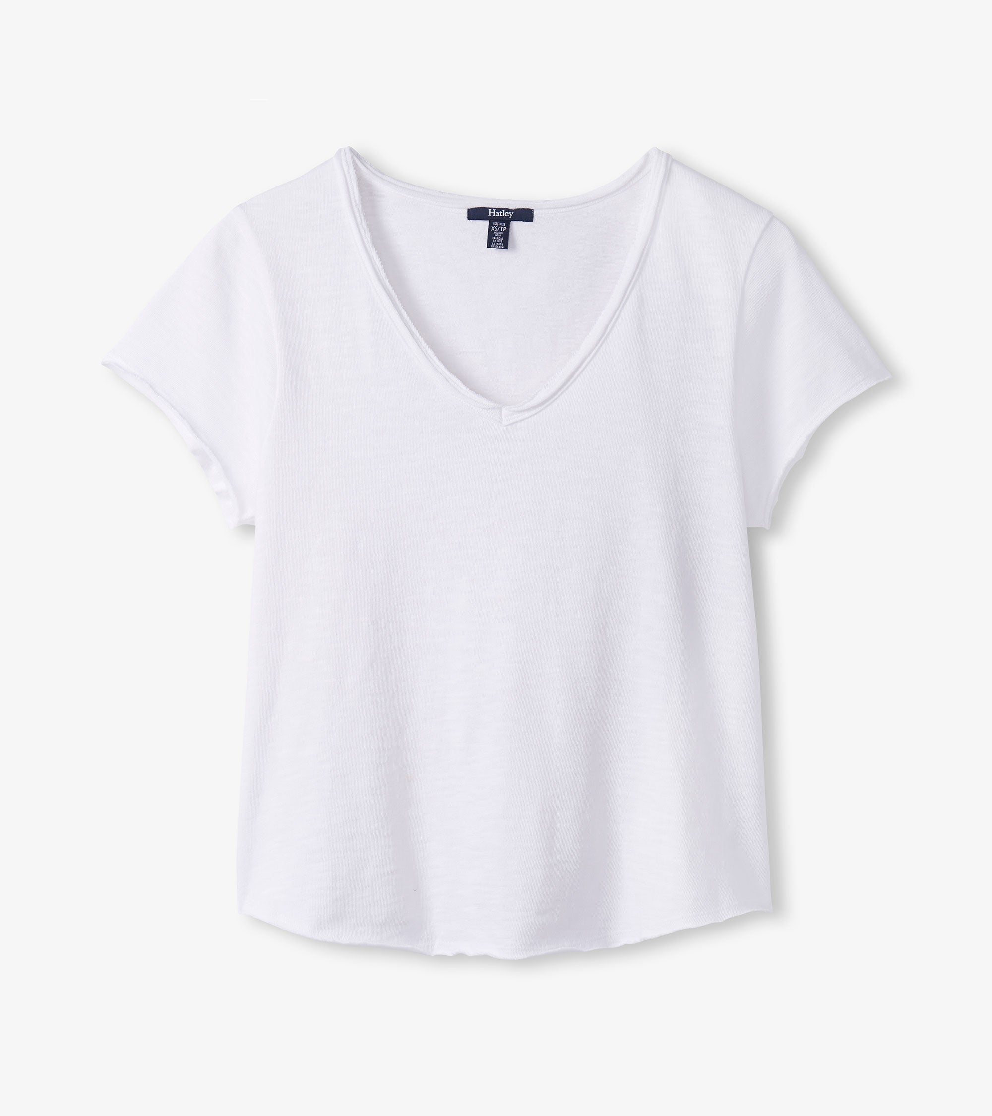 Sadie V-Neck Tee - White