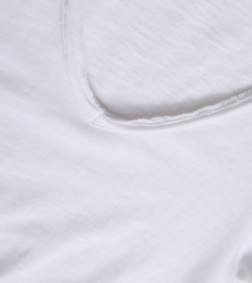 Sadie V-Neck Tee - White