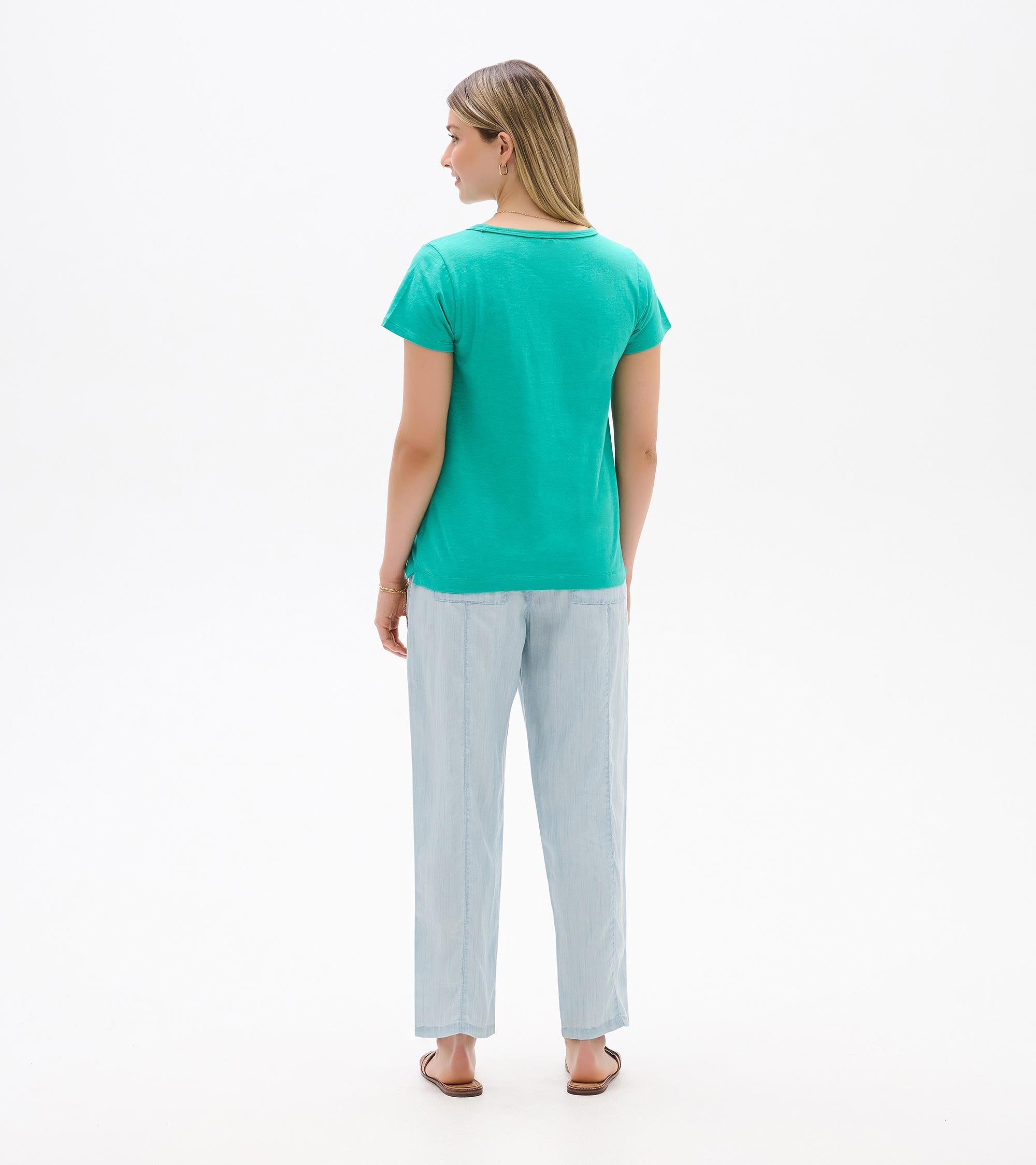 Essential Crew Neck Tee - Arcadia