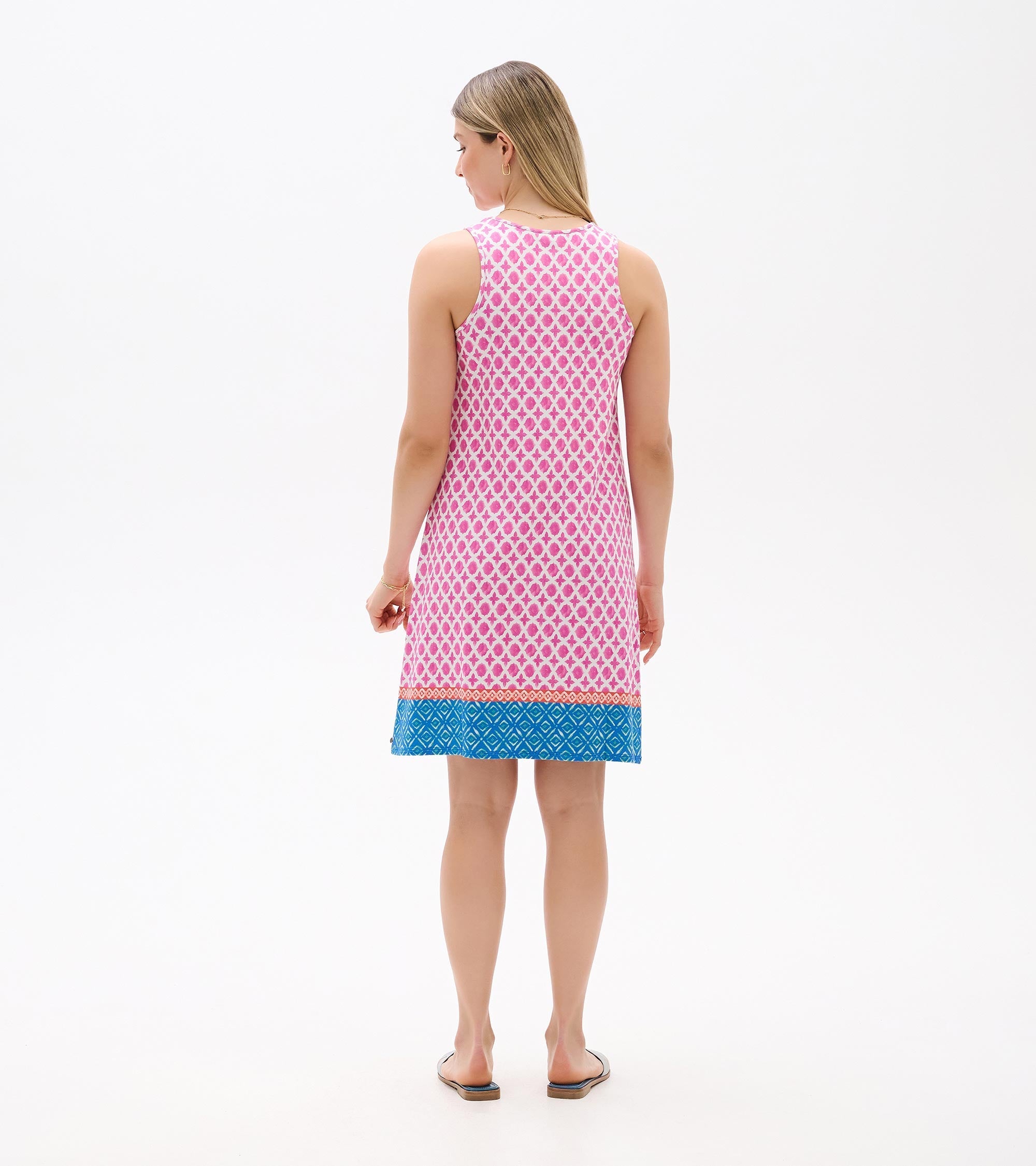 Bella Dress - Rose Medallion