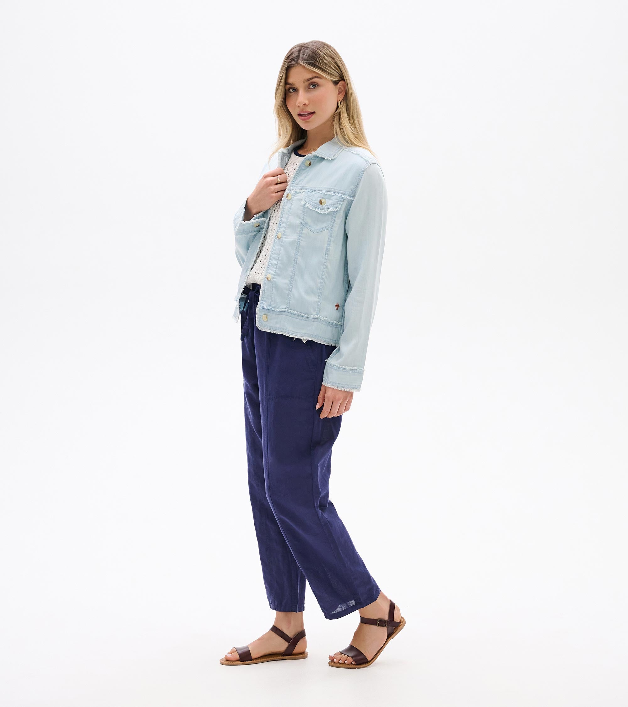 Tencel Jacket - Soft Blue Wash