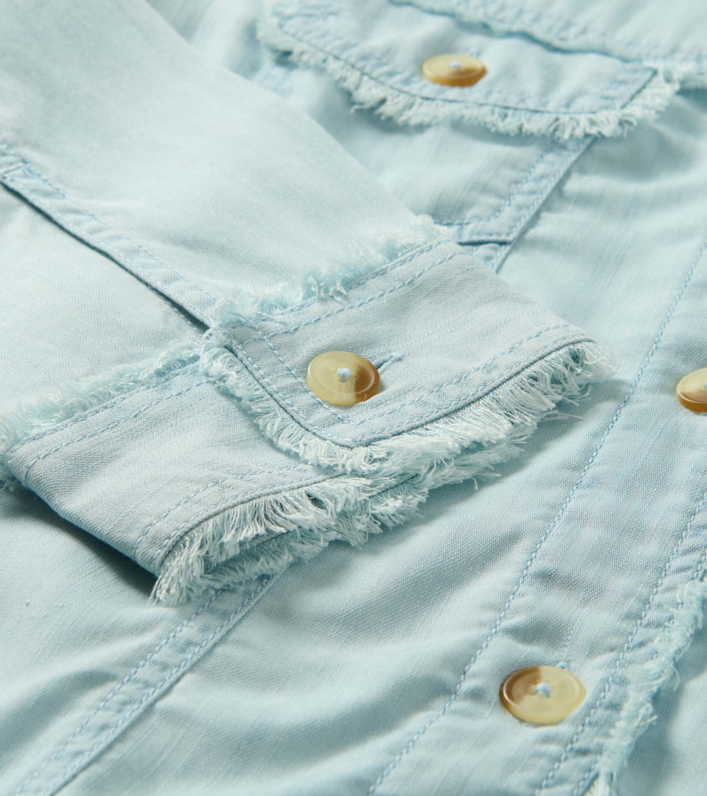 Tencel Jacket - Soft Blue Wash