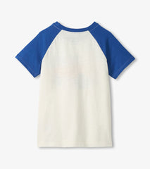 Boys Off Road Raglan Cotton T-Shirt
