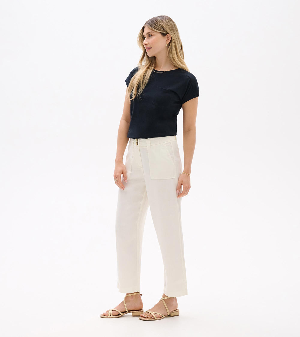 Ella Relaxed Tee - Black
