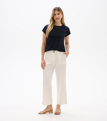 Ella Relaxed Tee - Black