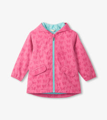 Girls Color Reveal Butterflies Microfiber Rain Jacket